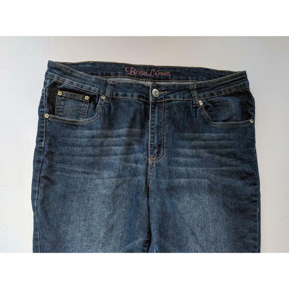 Rosy Loves Blue Jeans Size 16 Skinny Stretch Womens -0820G47 - Picture 2 of 3